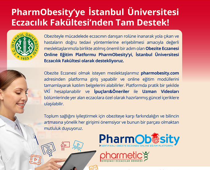 PharmObesity'ye İstanbul Üniversitesi'nden Tam Destek!